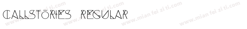 Callstories Regular字体转换